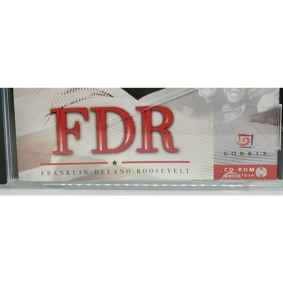 FDR Franklin Delano Roosevelt CD Rom Mac Corbis No Scratches Clean - Picture 1 of 10